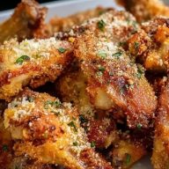 Air Fryer Parmesan Crusted Chicken Wings