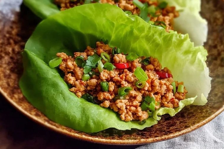 Best Asian Ground Turkey Lettuce Wraps