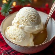 Boozy Eggnog Ice Cream