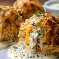 Cheesy Ranch Chicken Bombs