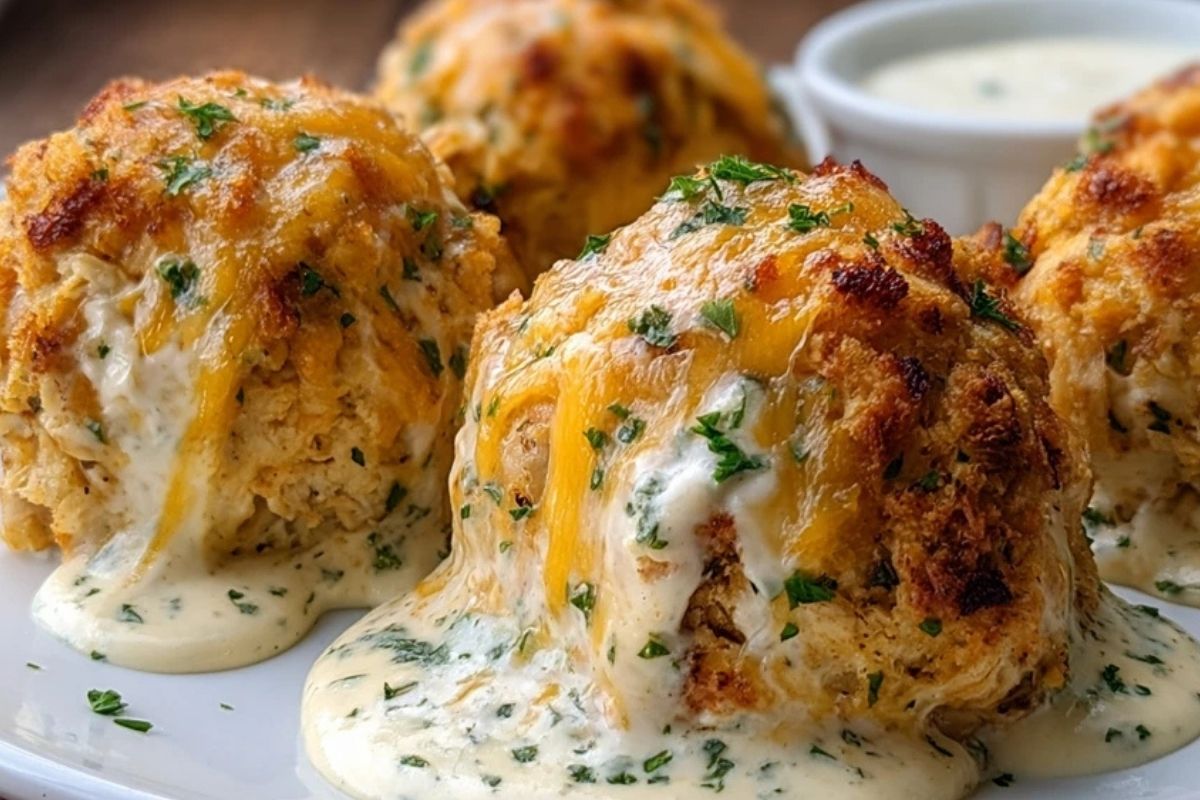 Cheesy Ranch Chicken Bombs