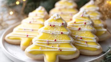 Christmas Lemon Tree Cookies