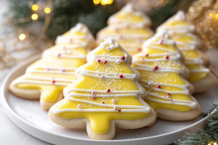 Christmas Lemon Tree Cookies