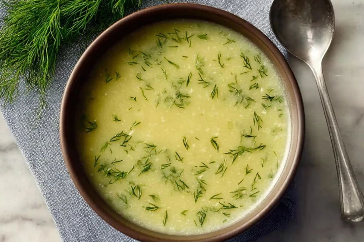 Classic Potato Leek Soup With Dill