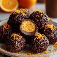 Decadent Orange Chocolate Truffles
