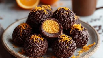 Decadent Orange Chocolate Truffles