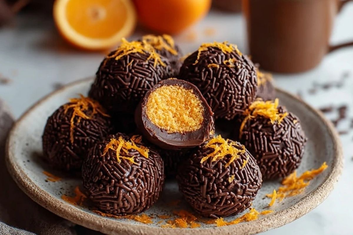 Decadent Orange Chocolate Truffles