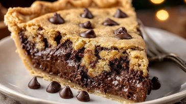 Easy Chocolate Chip Cookie Pie