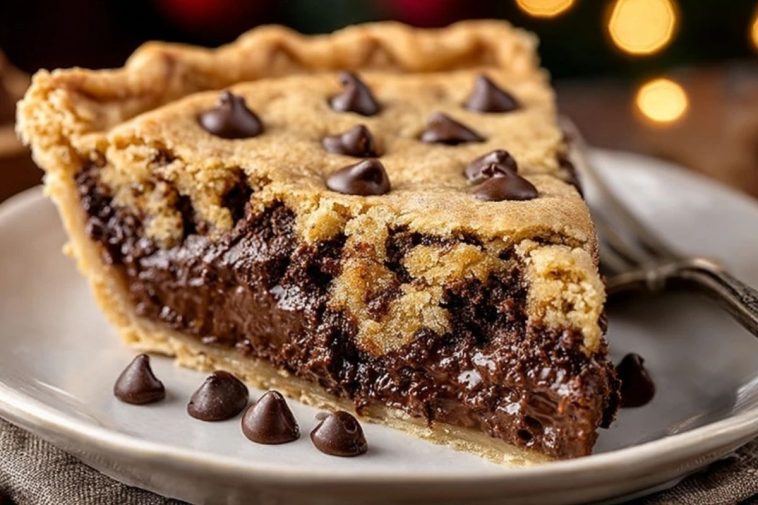 Easy Chocolate Chip Cookie Pie