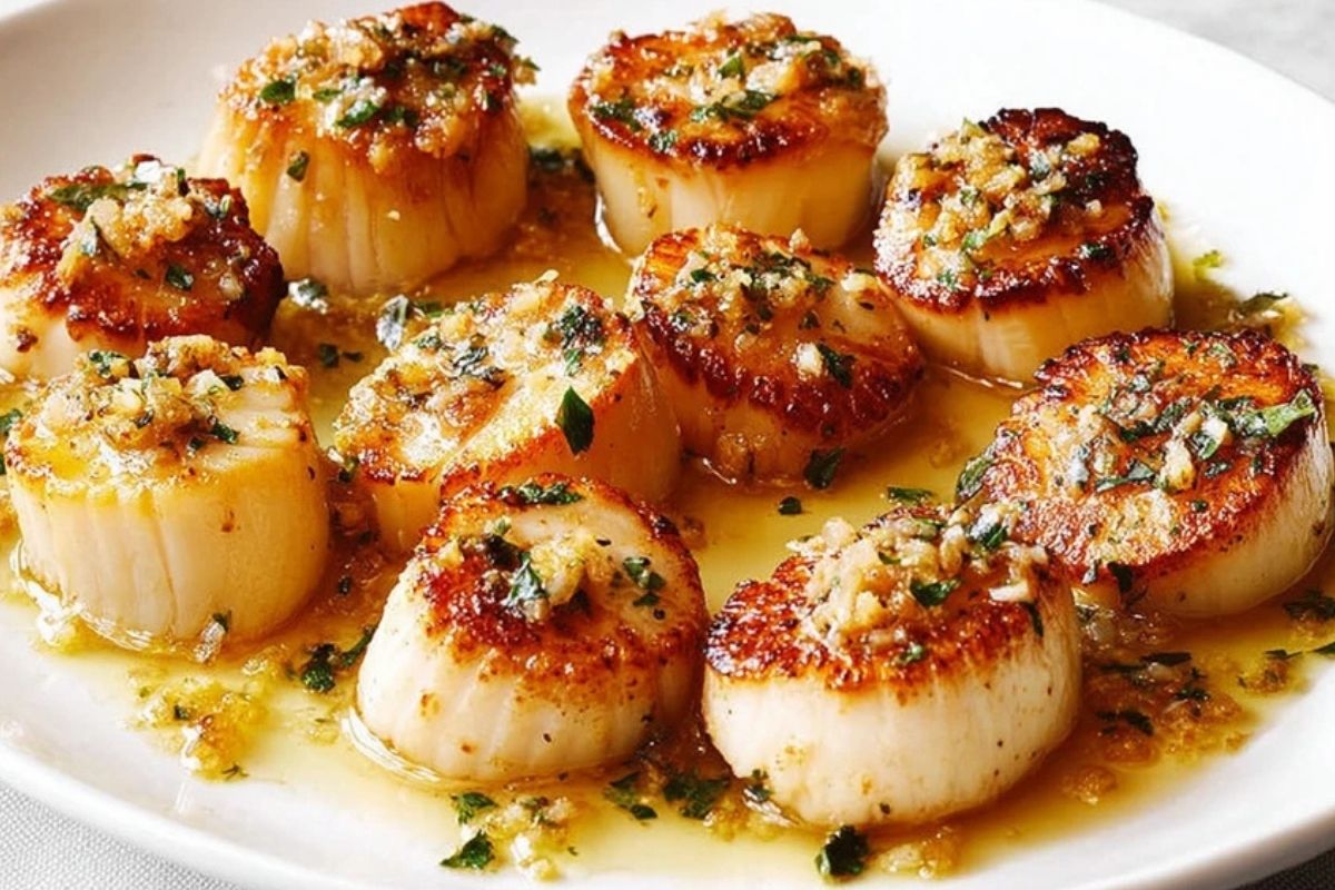 Easy Pan Seared Scallops