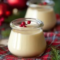 Festive Eggnog Panna Cotta