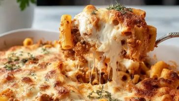 Healthy High Protein Cottage Cheese Baked Ziti