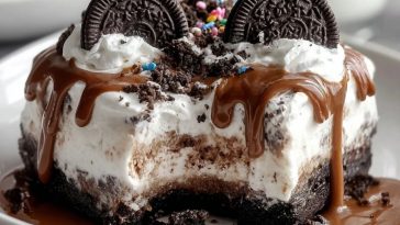 Oreo Ice Cream Cake Delight