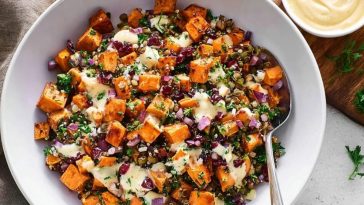Roasted Sweet Potato Salad