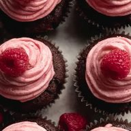 Best Chocolate Raspberry Cupcakes