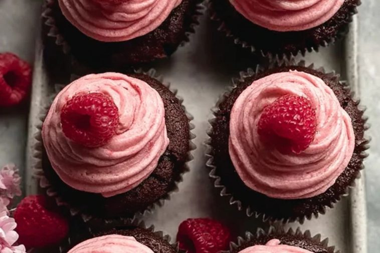 Best Chocolate Raspberry Cupcakes