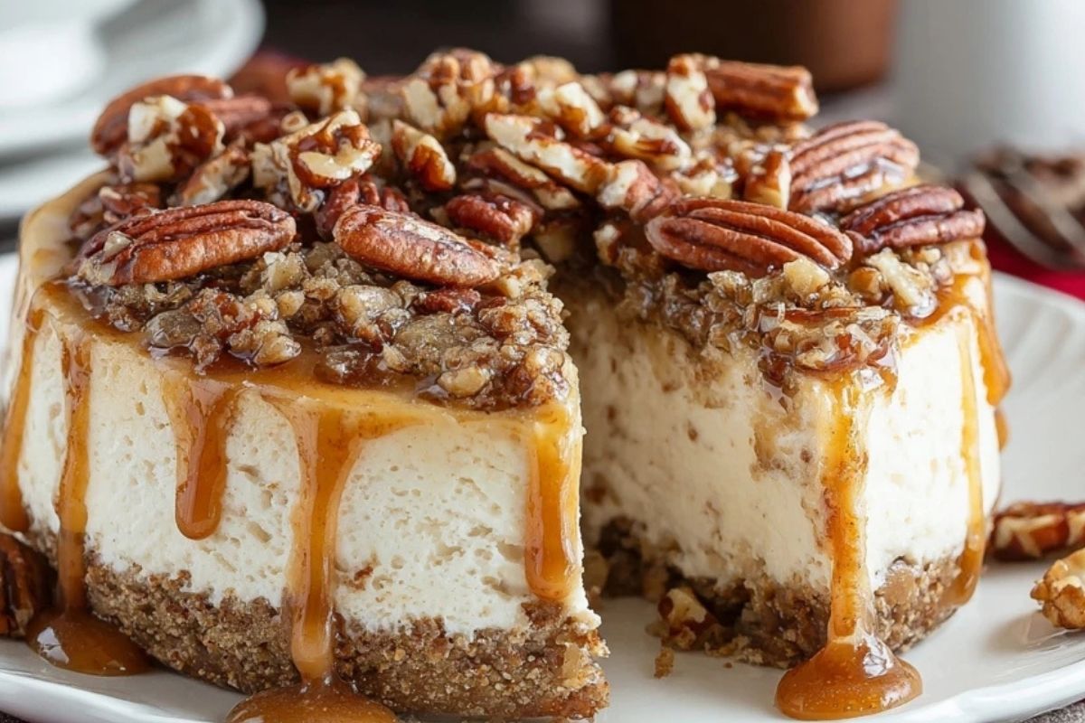 Brown Butter Pecan Cheesecake