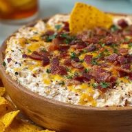 Cheesy Crack Chicken Dip