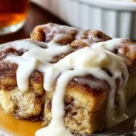 Cinnamon Roll French Toast Casserole