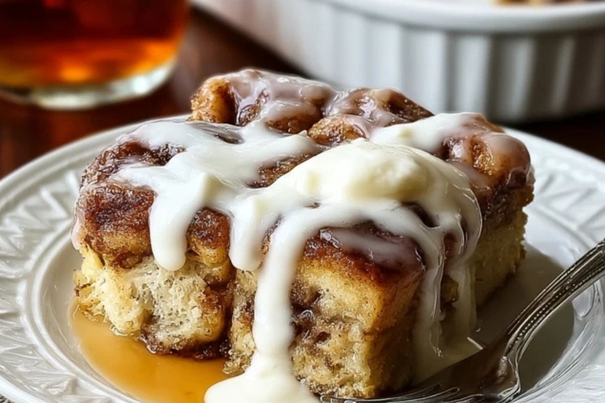 Cinnamon Roll French Toast Casserole