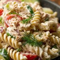 Cold Tuna Pasta Salad