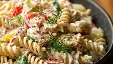 Cold Tuna Pasta Salad
