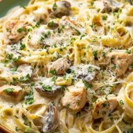 Creamy Fettuccine Chicken Alfredo
