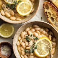 Creamy White Beans With Parmesan And Lemon