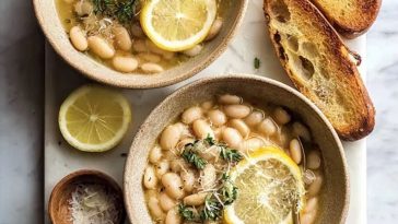 Creamy White Beans With Parmesan And Lemon