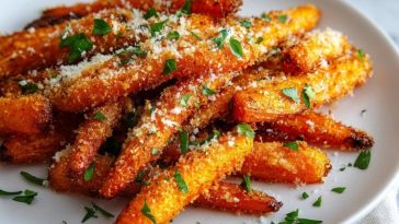 Crispy Parmesan Roasted Carrots