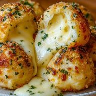 Garlic Butter Cheese Bombs