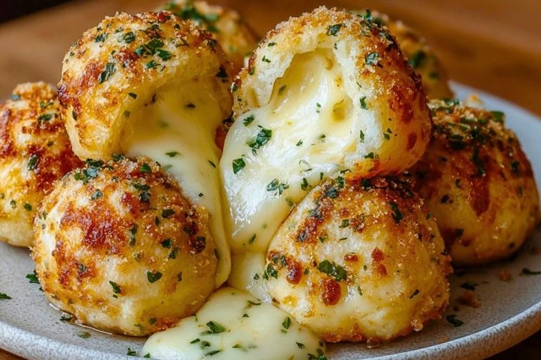 Garlic Butter Cheese Bombs