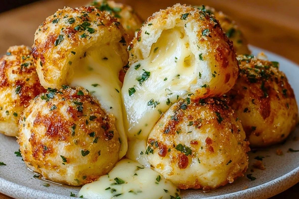 Garlic Butter Cheese Bombs