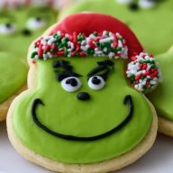 Grinch Cookies Decorated