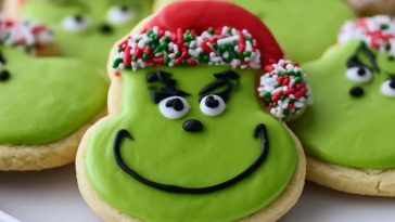 Grinch Cookies Decorated