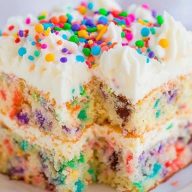 Homemade Funfetti Inspired Easter Cake