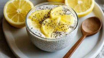Lemon Cream Chia Pudding