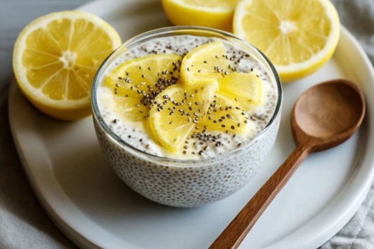Lemon Cream Chia Pudding
