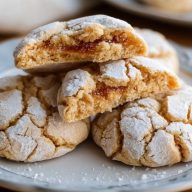 Maple Brown Sugar Crinkle Cookies