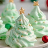 Meringue Christmas Trees