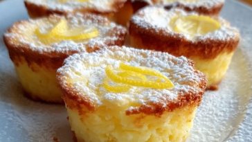 Mini Baby Lemon Impossible Pies