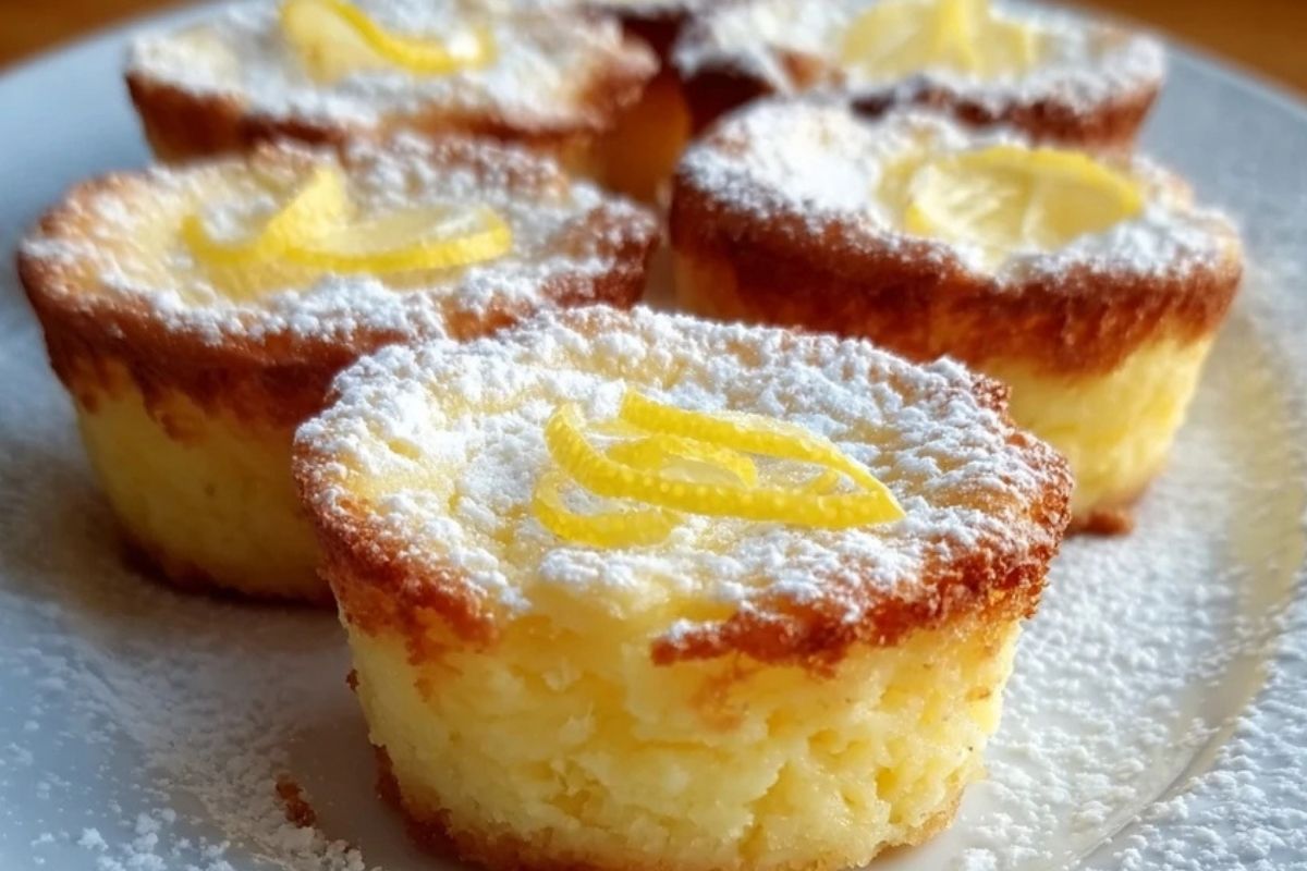 Mini Baby Lemon Impossible Pies
