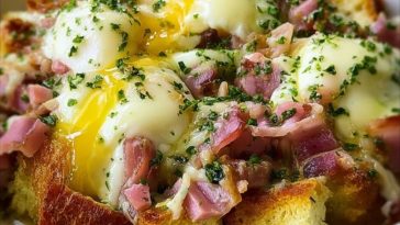 Overnight Eggs Benedict Casserole