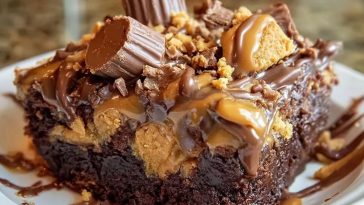 Peanut Butter Cup Dump Cake