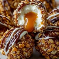 Salted Caramel Pretzel Cheesecake Balls