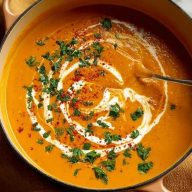 Satisfying Gluten and Dairy Free Sweet Potato Soup