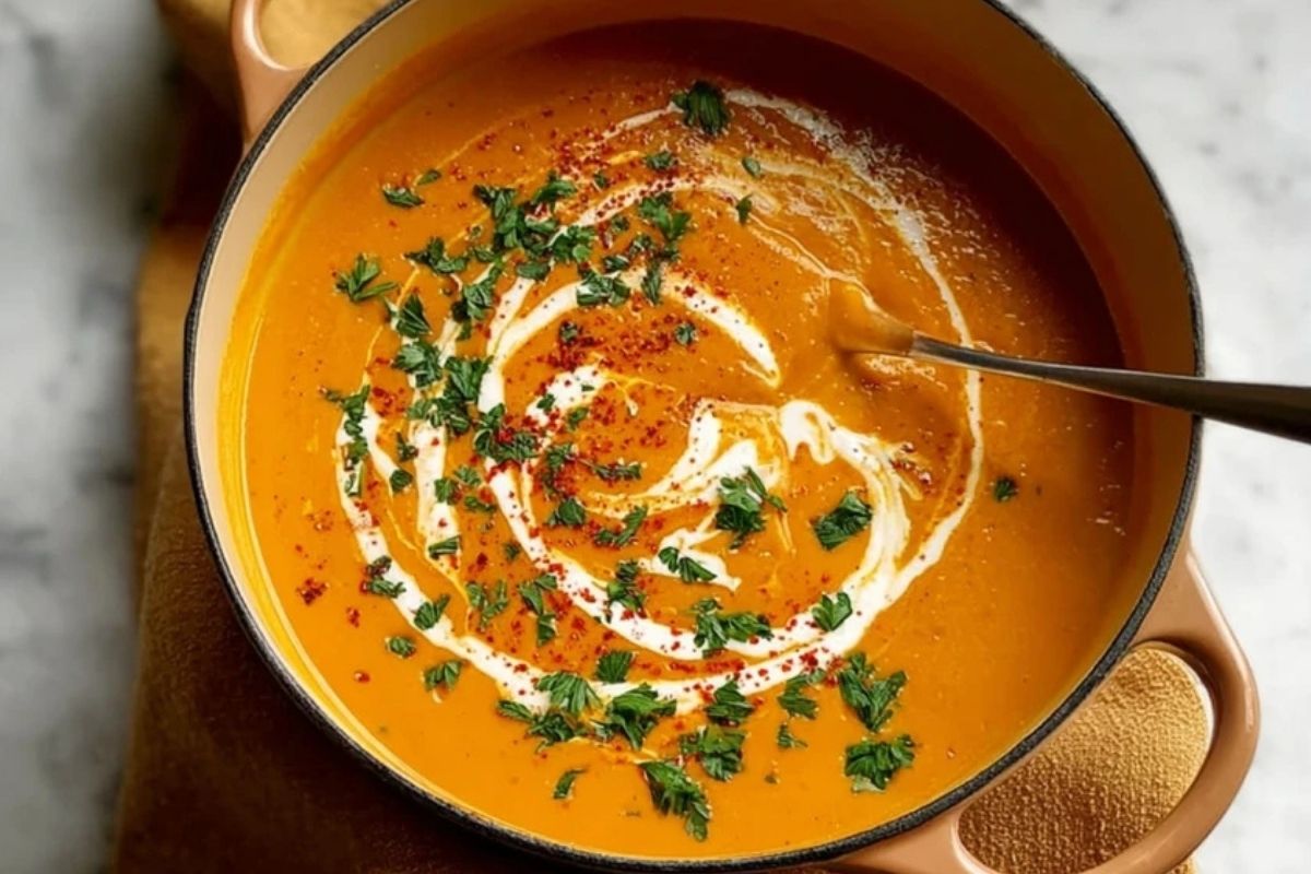 Satisfying Gluten and Dairy Free Sweet Potato Soup