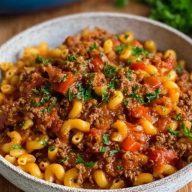 Simple Ground Beef Goulash