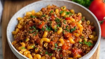Simple Ground Beef Goulash
