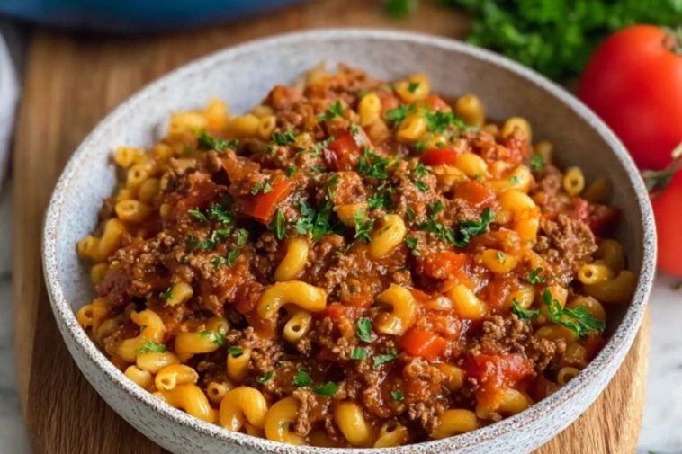 Simple Ground Beef Goulash